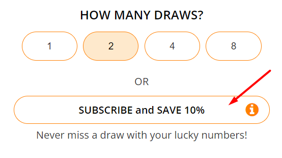 Lotto 6/49 Subscription