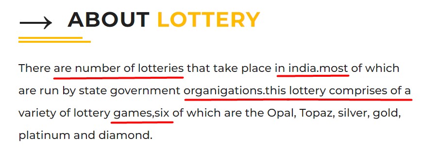 About Lottery