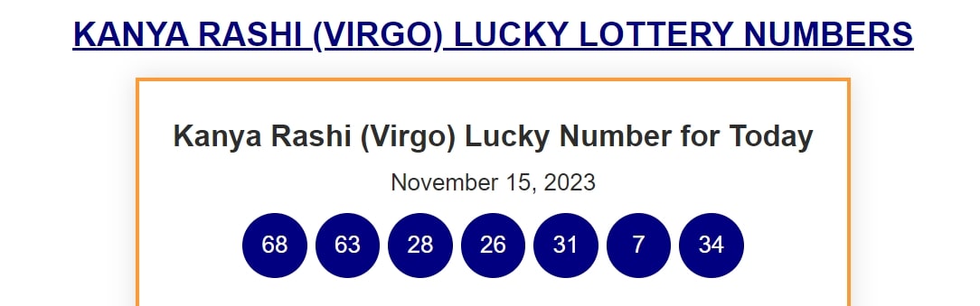 Horoscope and Dream Lucky Numbers